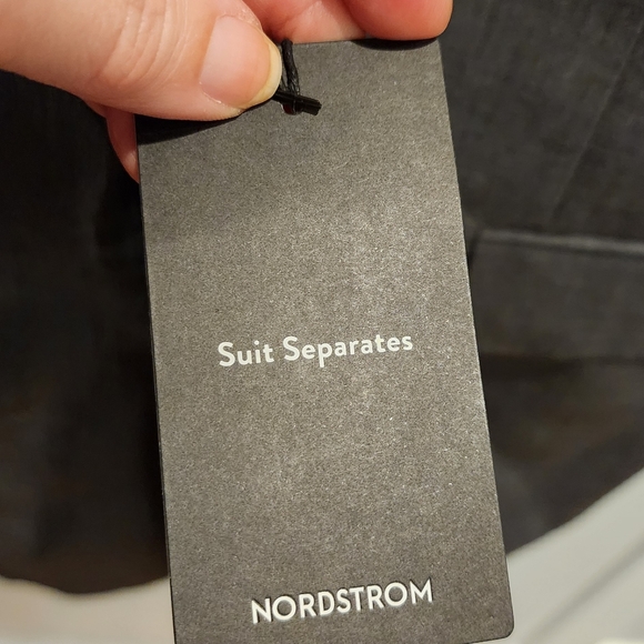 NORDSTROM NWT Trim Fit Mens Wool Suit Jacket. Size 40R - Picture 12 of 12
